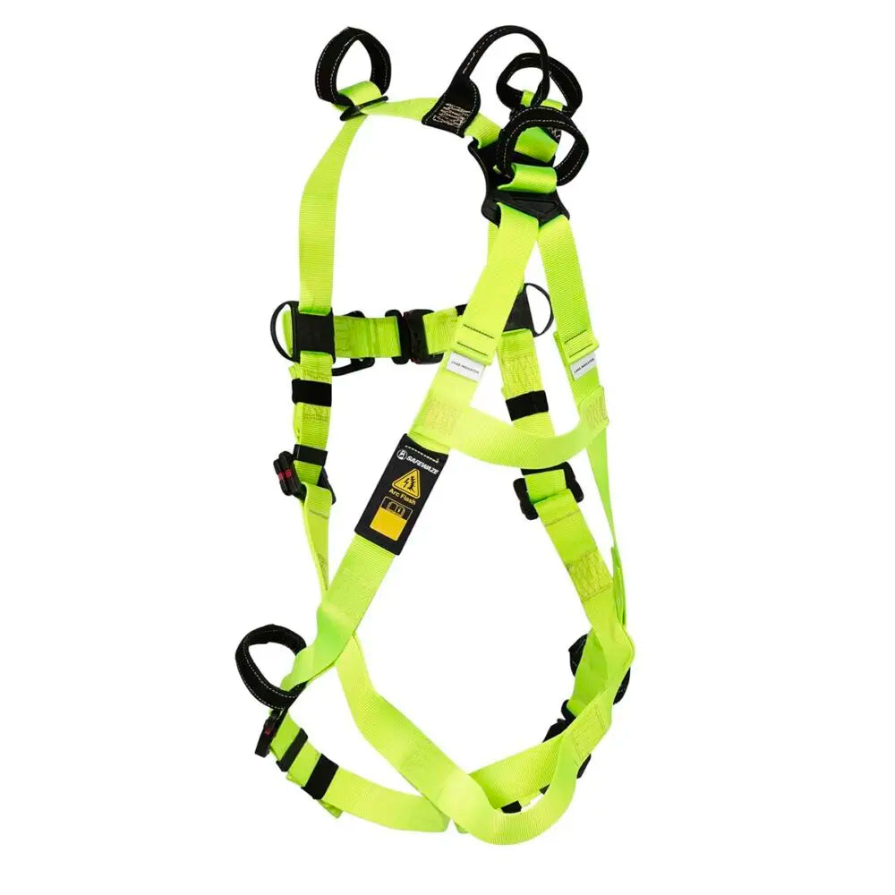 Arc Flash Full Body Retrieval Harness: SL 3D, SL Shoulder D’s, DE QC Chest, DE FD, DE QC Legs Safewaze
