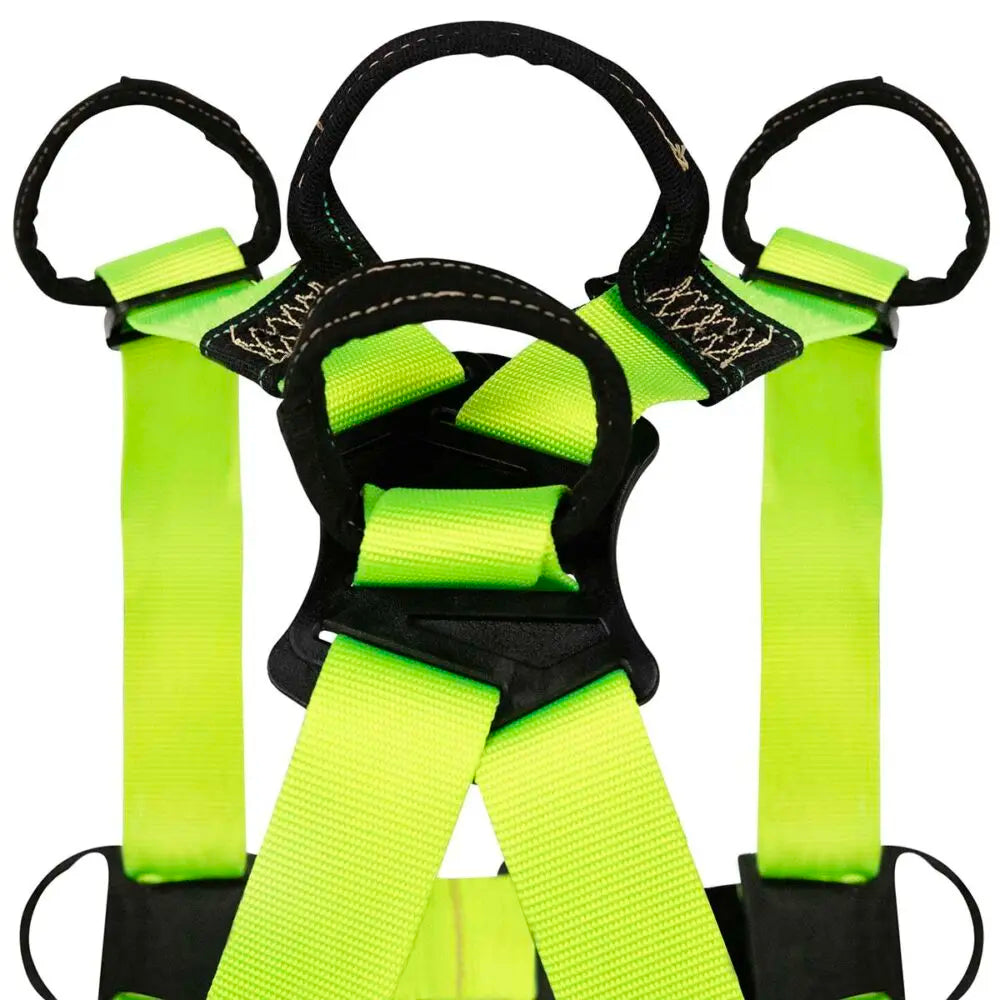 Arc Flash Full Body Retrieval Harness: SL 3D, SL Shoulder D’s, DE QC Chest, DE FD, DE QC Legs Safewaze