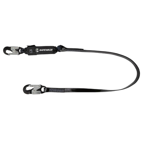PRO-Shield 6′ Energy Absorbing Lanyard: Alu Snap Hook Safewaze