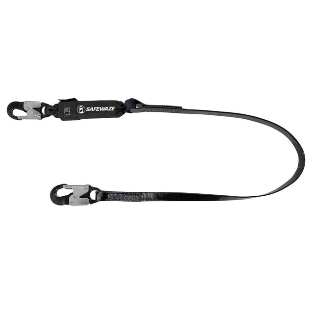 PRO-Shield 6′ Energy Absorbing Lanyard: Alu Snap Hook Safewaze