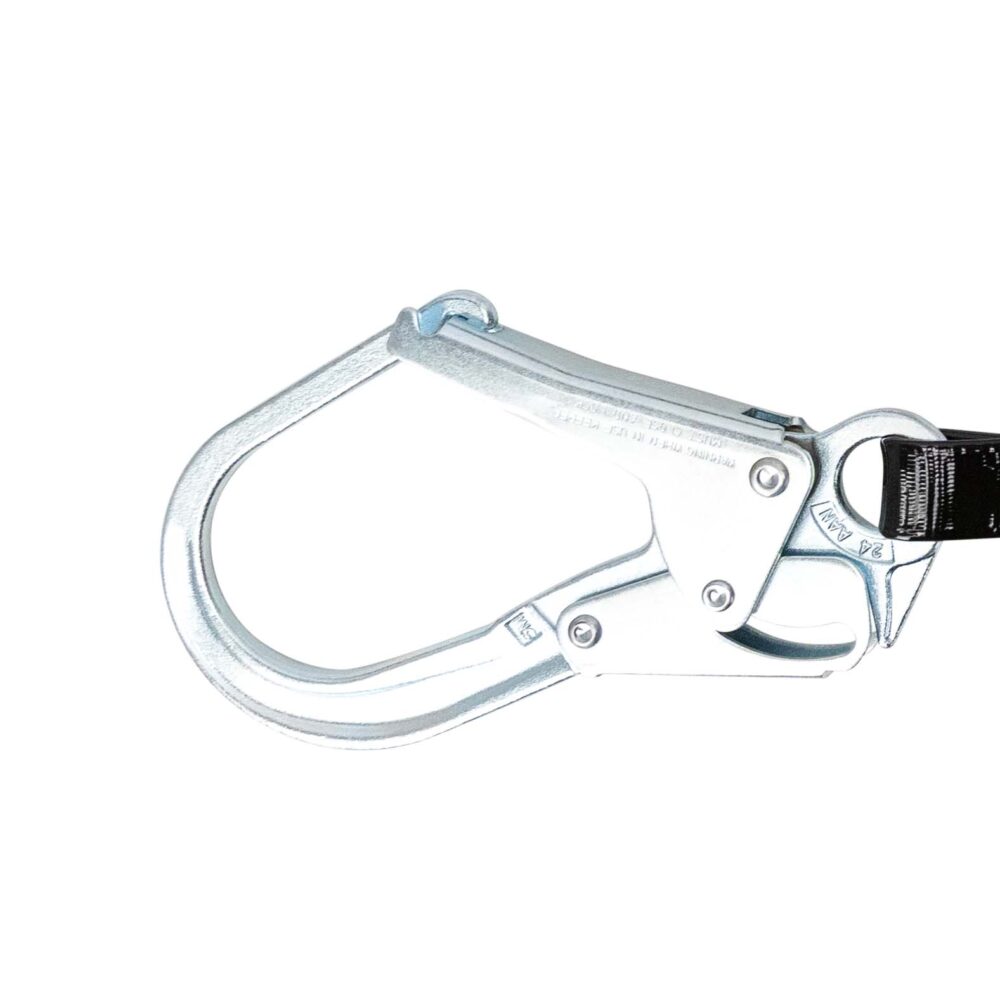 PRO-Shield 6′ Energy Absorbing Lanyard: Dual Leg, Rebar Hooks Safewaze