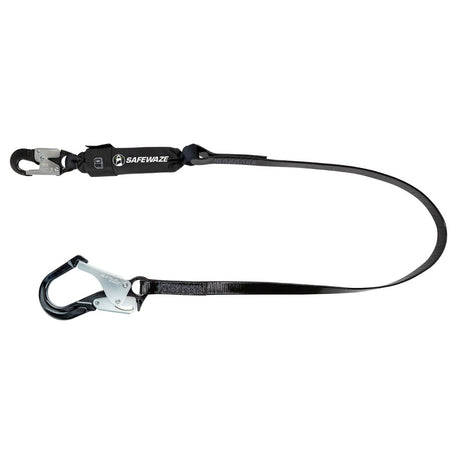 PRO-Shield 6′ Energy Absorbing Lanyard: Alu Rebar Hook Safewaze