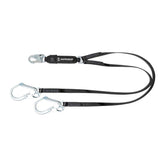 PRO-Shield 6′ Energy Absorbing Lanyard: Dual Leg, Rebar Hooks Safewaze