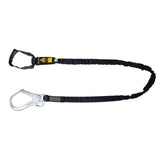 Arc Flash 6′ Internal Energy Absorbing Lanyard: Aramid, Soft Loop, Rebar Hook Safewaze