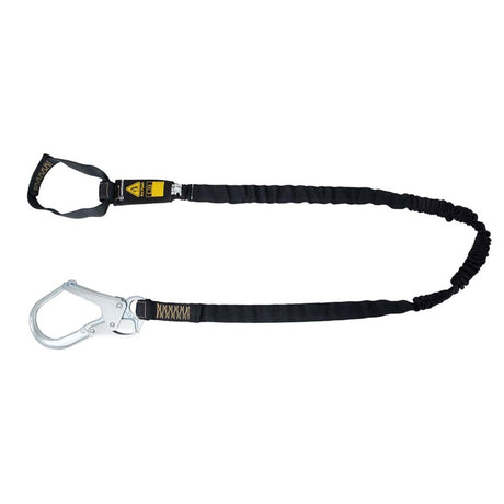 Arc Flash 6′ Internal Energy Absorbing Lanyard: Aramid, Soft Loop, Rebar Hook Safewaze