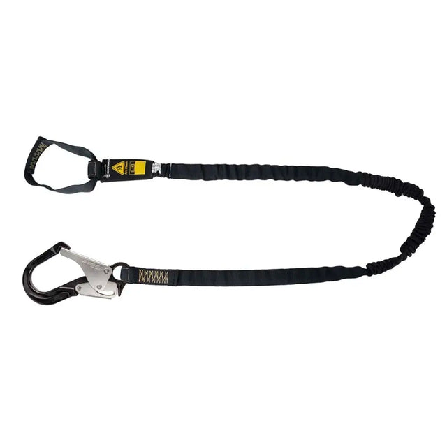 Arc Flash 6′ Internal Energy Absorbing Lanyard: Aramid, Soft Loop, Alu Rebar Hook Safewaze