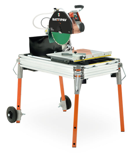 BATTIPAV Elite 80S Masonry Saw with laser and wheels Battipav