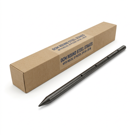 Steel Stake (10 Pieces) SS75X36-RH OCM 3/4" 36"