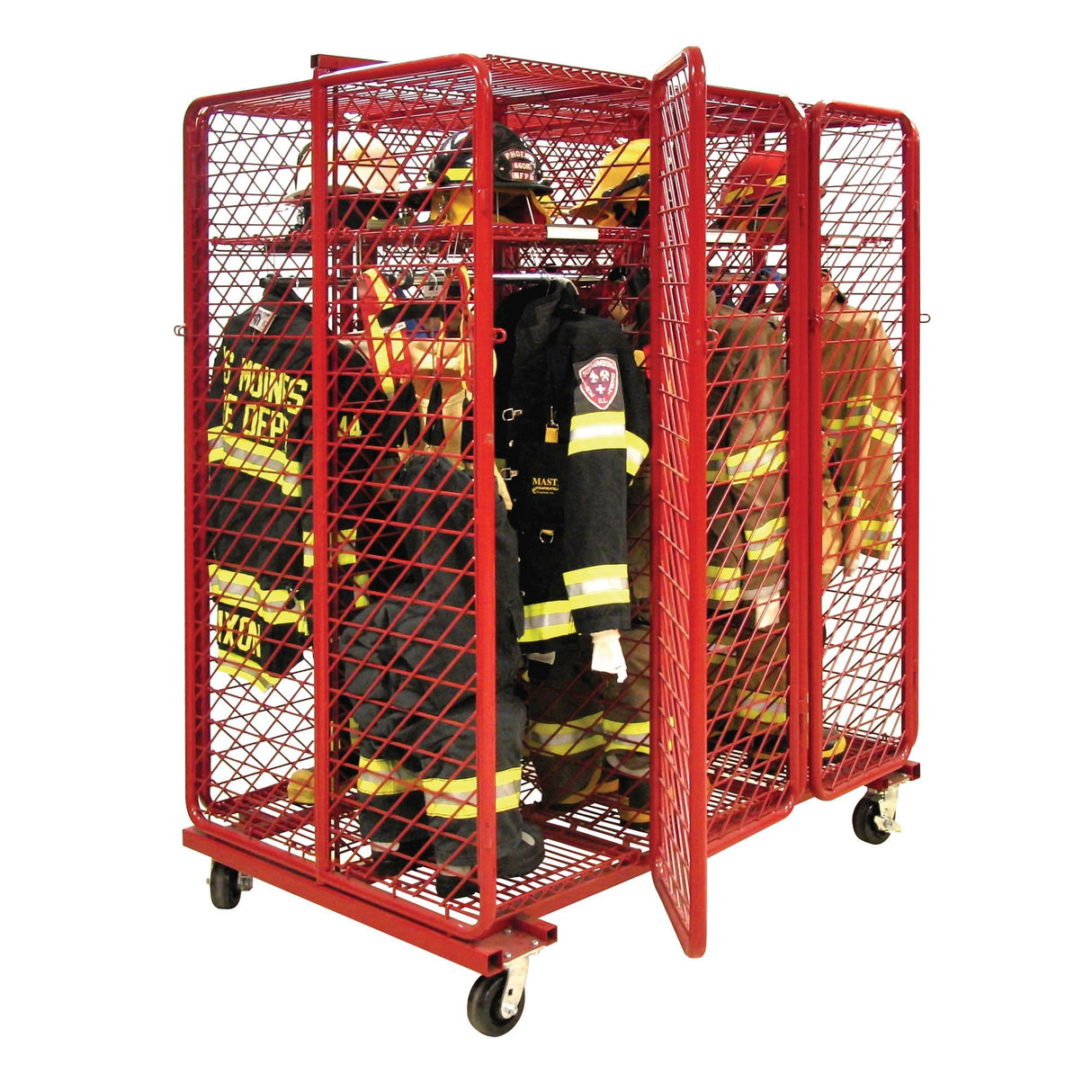 Double Sided Mobile Red Rack 18"/20"/24" Ready Rack