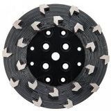 10” Grinding Plates - Arrow Segments Syntec Diamond Tools