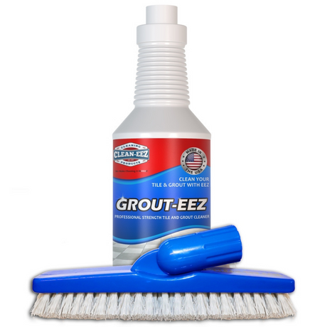 Grout-eez Tile & Grout Cleaner with Grout Brush 32oz Clean-eez