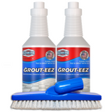 Grout-eez 2 Bottle Kit With FREE Stand Up Grout Brush 32oz Clean-eez
