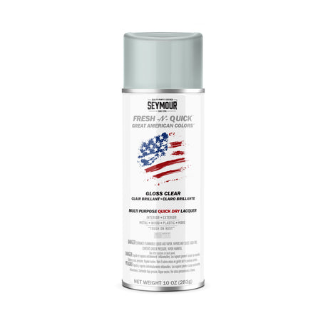 Fresh-N-Quick Multi-Purpose Spray Enamel - Case of 6 11-31 Seymour GLOSS CLEAR