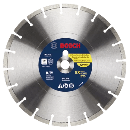 Bosh 12 IN. XTREME SEGMENTED RIM DIAMOND BLADE Diamond Tool Store
