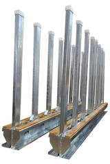 Weha Buffalo Slab Rack 10' Length 16 Posts - comes with 2 – 10’ bases Weha