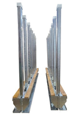 Weha Buffalo Slab Rack 10' Length 16 Posts - comes with 2 – 10’ bases Weha