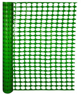 Heavy Duty Warning Barrier Fence 14993-38-50 Mutual Industries Green 4' x 50' - 120 Rolls