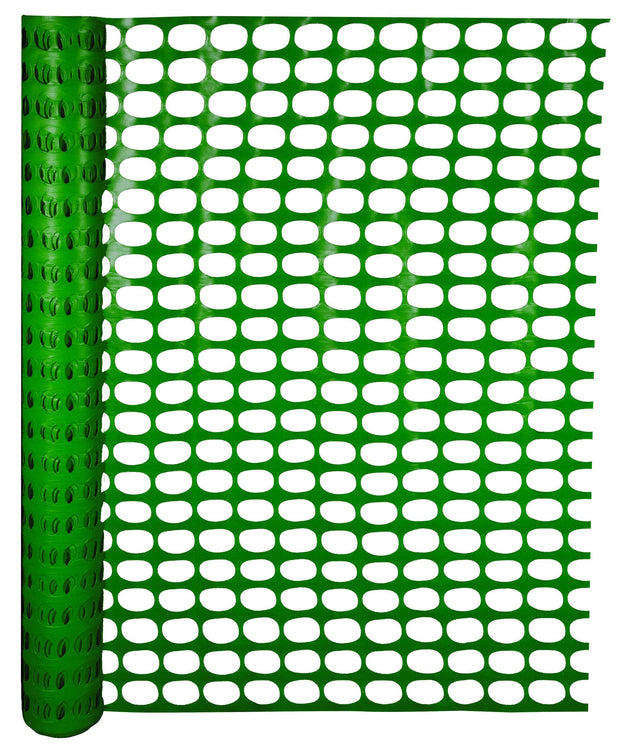 Heavy Duty Warning Barrier Fence 14993-38-50 Mutual Industries Green 4' x 50' - 120 Rolls