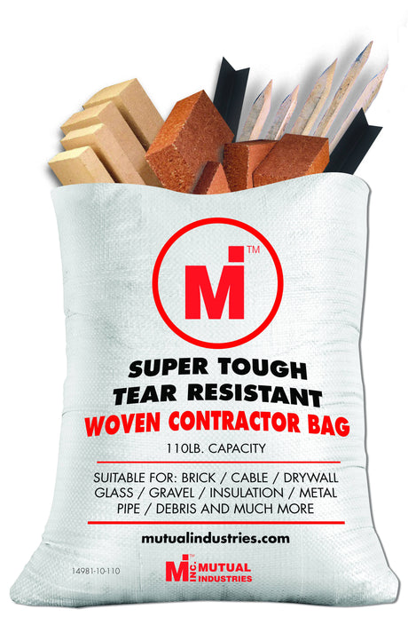 Woven Contractor Bags - 20 Per Case Mutual Industries
