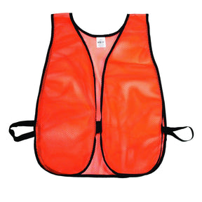 Soft Mesh Safety Vest - Plain (12 Count) 16300-1-0 Mutual Industries Orange