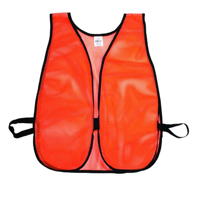 Soft Mesh Safety Vest - Plain (12 Count) 16300-1-0 Mutual Industries Orange