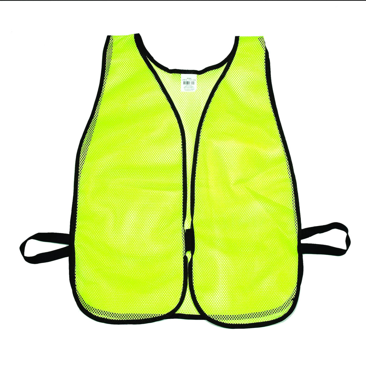 Soft Mesh Safety Vest - Plain (12 Count) 16304-1-0 Mutual Industries Lime