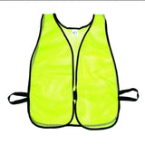 Soft Mesh Safety Vest - Plain (12 Count) 16304-1-0 Mutual Industries Lime