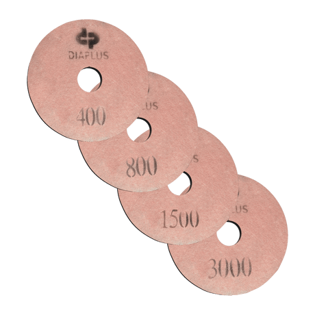17" Pink Floor Pads Polishing Package - Sale 400-3000 Dia Plus