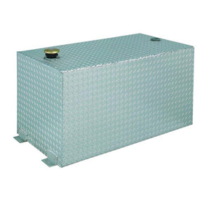100 Gallon Rectangular Aluminum Liquid Transfer Tank for Trucks Crescent