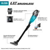 18V LXT® Lithium‑ion Compact Brushless Cordless 4‑Speed Vacuum, w/ Push Button (Tool Only) Makita