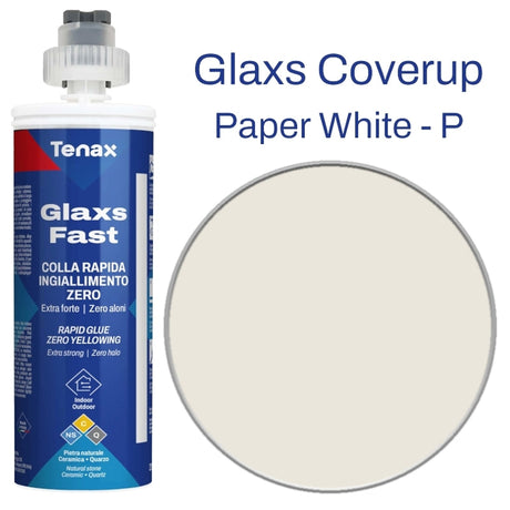 Tenax Glaxs Cartridge Glue - Pack of 2 1RGLAXSCPAPERWHITE Tenax Paper White -P