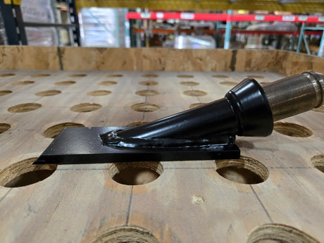 7281-2GV Shank, Angle, Carbide Tip, 2 x 6 x 1.25" Shaft, Grooved National Flooring Equipment