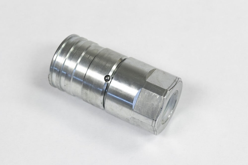 Coupler, Female Flat Face, 3/4" Body, 3/4" Oring#12 (Kubota 75-3) Blue Diamond Attachments