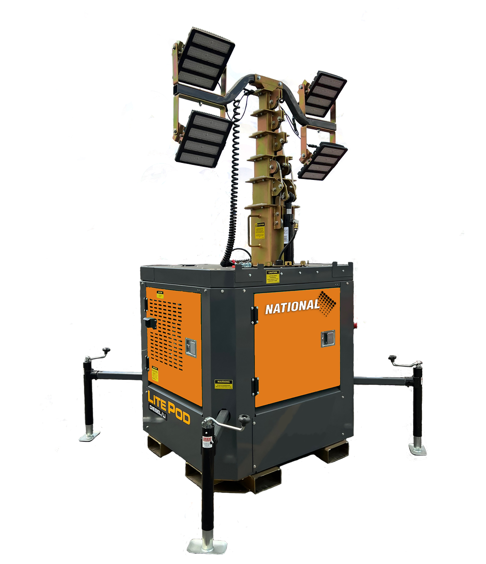 LitePod Pro Hybrid Light Tower National Signal