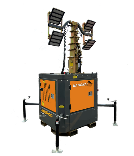 LitePod Pro Hybrid Light Tower National Signal