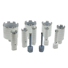 11 pc Diamond Segmented Wet/Dry Core Bit Kit Alpha Tools