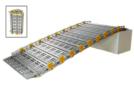 30" Wide Modular Ramp System without Handrails Roll-A-Ramp