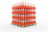 28 Inch Traffic Cones - Thick Base - 200 Pieces