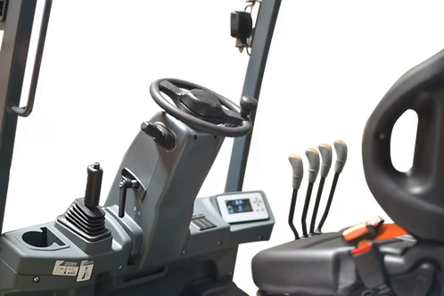 Electric Sit-Down Counterbalance Forklift - 5,000 lb Capacity with 189" Lift Height EKKO