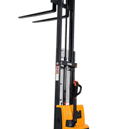 Full Powered Electric Straddle Stacker - DC Motor with 119" Lift EKKO