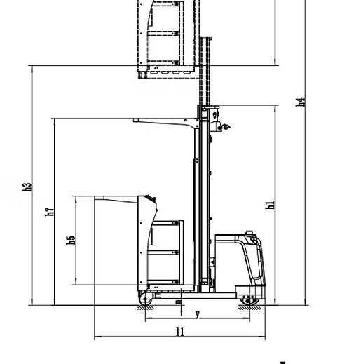 Electric Order Picker 216" Lift EKKO