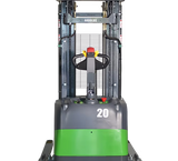 Lithium Electric Straddle Stacker EB20CS with 189" Lift Height and Lithium EKKO