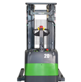 Lithium Electric Straddle Stacker EB20CS with 216' Lift Height and Lithium Battery EKKO