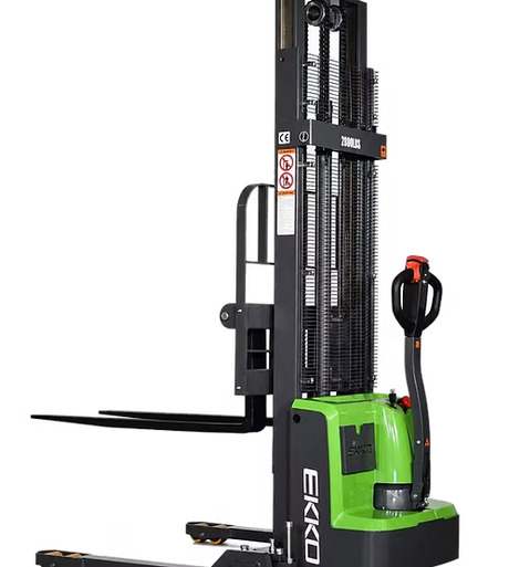 Lithium Electric Straddle Stacker - 119" Lift Height EKKO