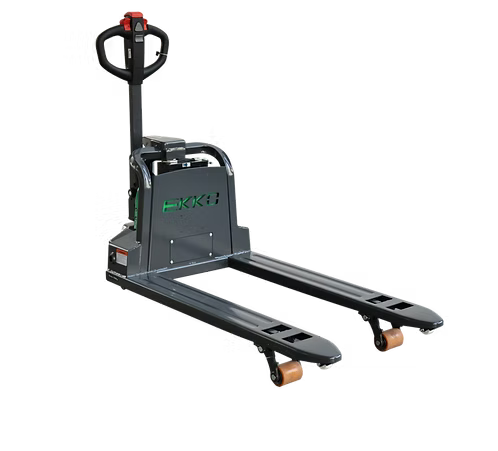Full-Powered Lithium Electric Walkie Pallet Jack, 4,000 lb Capacity with LiFePO4 EKKO