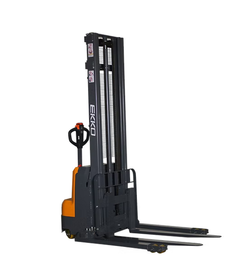 Full Powered Electric Straddle Stacker EB14C-145" Lift Height EKKO