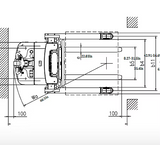 Lithium Straddle Stacker with Side-Shift with 189' Lift Height EKKO