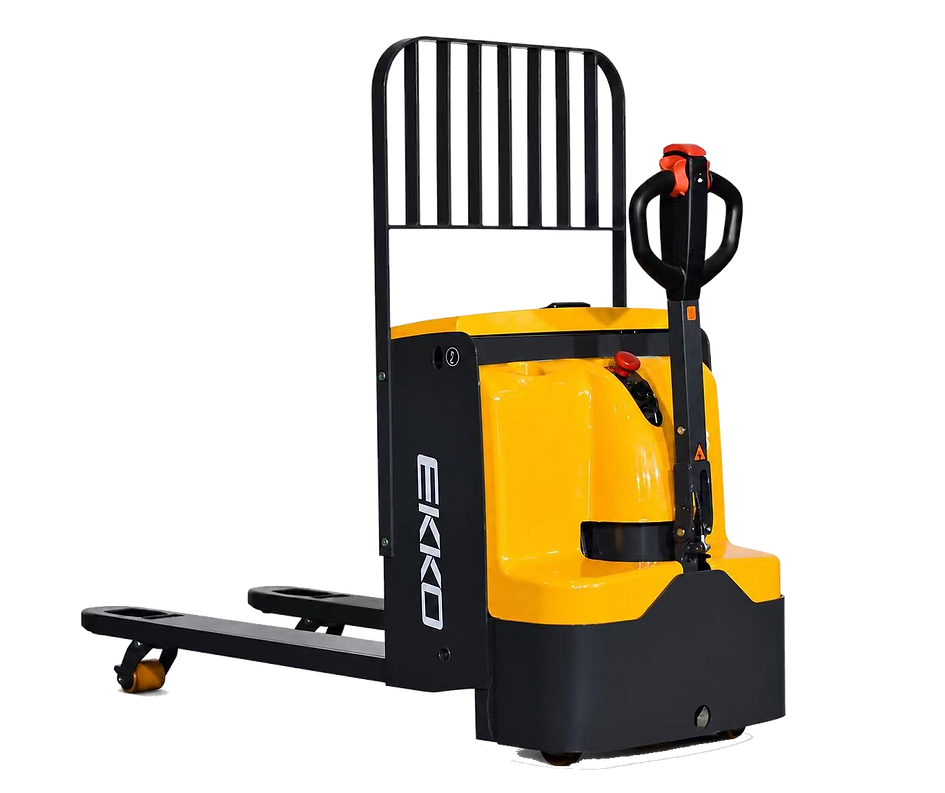 Electric Walkie Pallet Jack, 4400 lb Capacity with Full Power Lifting and Driving EKKO