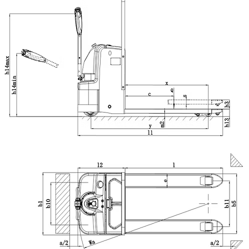 Electric Walkie Pallet Jack -4,400 lb Lithium-Powered Material Handling EKKO