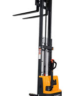 Full Powered Electric Straddle Stacker - German AC Motor with 3,000 lb Capacity at 145.67" Lift Height EKKO